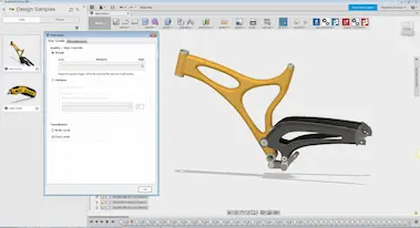 capture d'ecran fusion 360